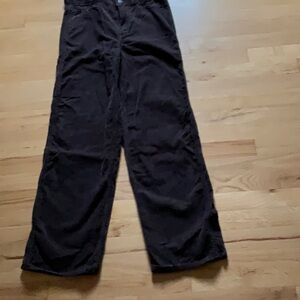 Men's Black Corduroy Pants